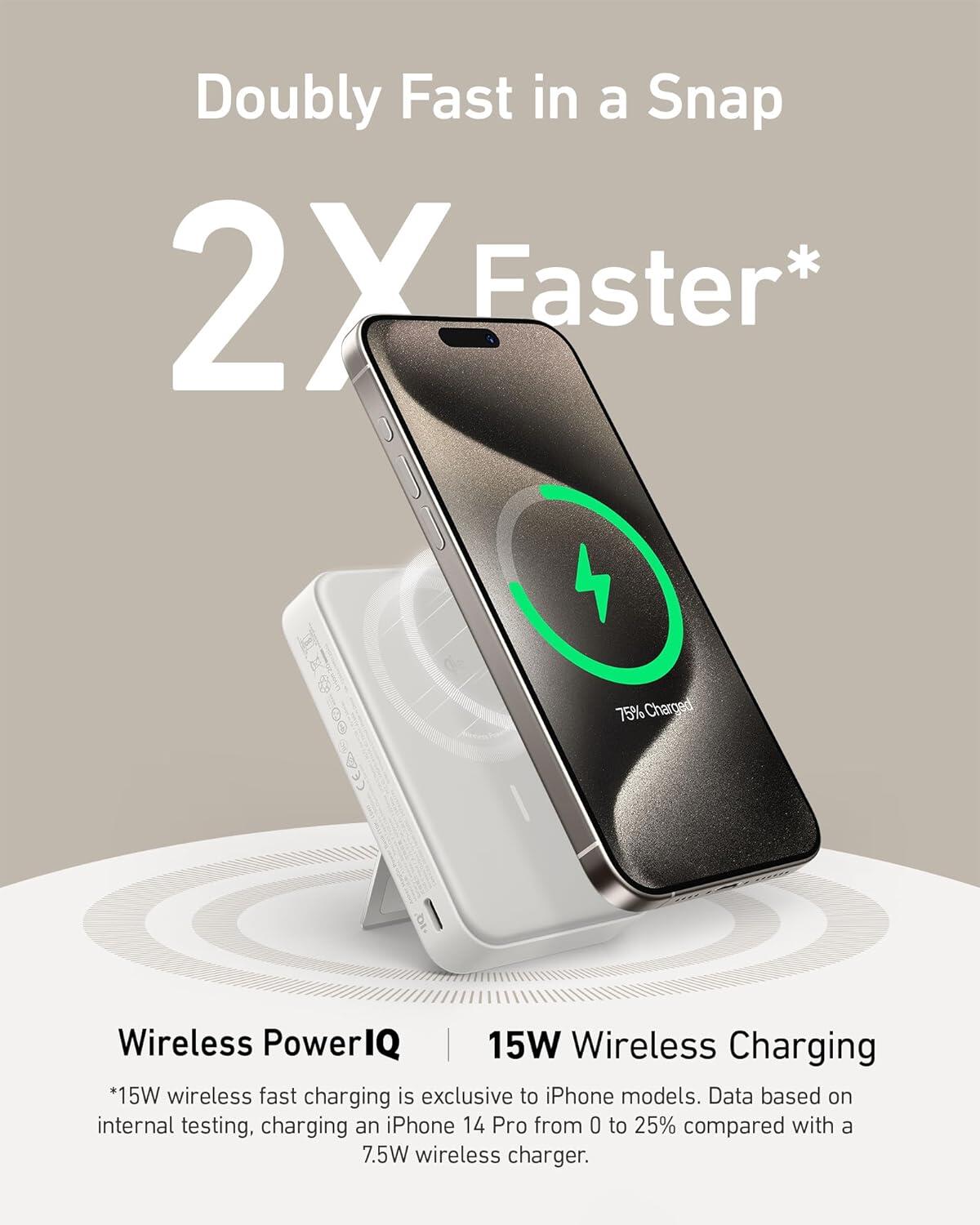 Anker Power Bank MagGo (10K, Qi2, 15W) A1654