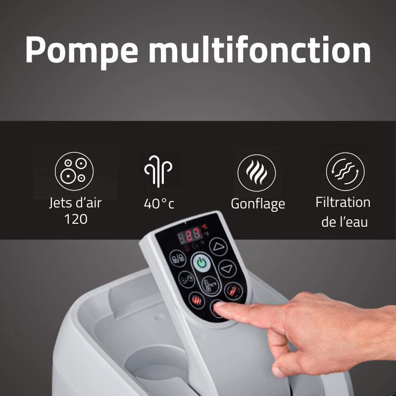 Bestway Spa gonflable rond Lay-Z-Spa Fiji AirJet 2-4 personnes 7/7
