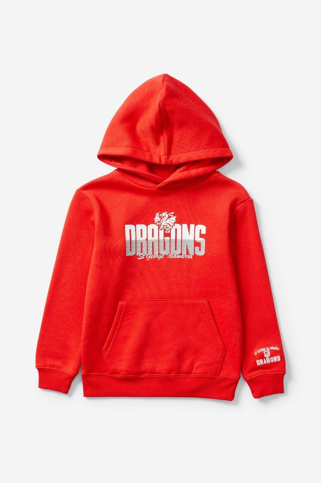 NRL Collegiate Hoodie - St George Illawarra Dragons - Youth - Kids - Jumper