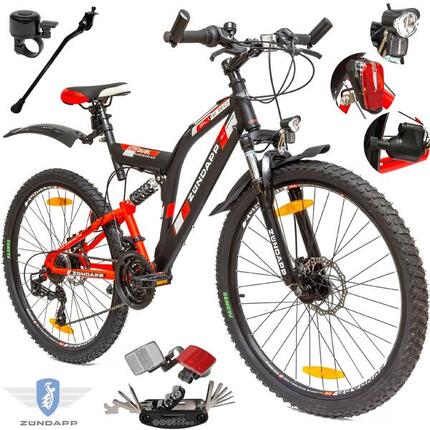 Rower Męski Górski 26 MTB Tarcze Damski Amortyzacja Oświetlenie Młodzieżowy