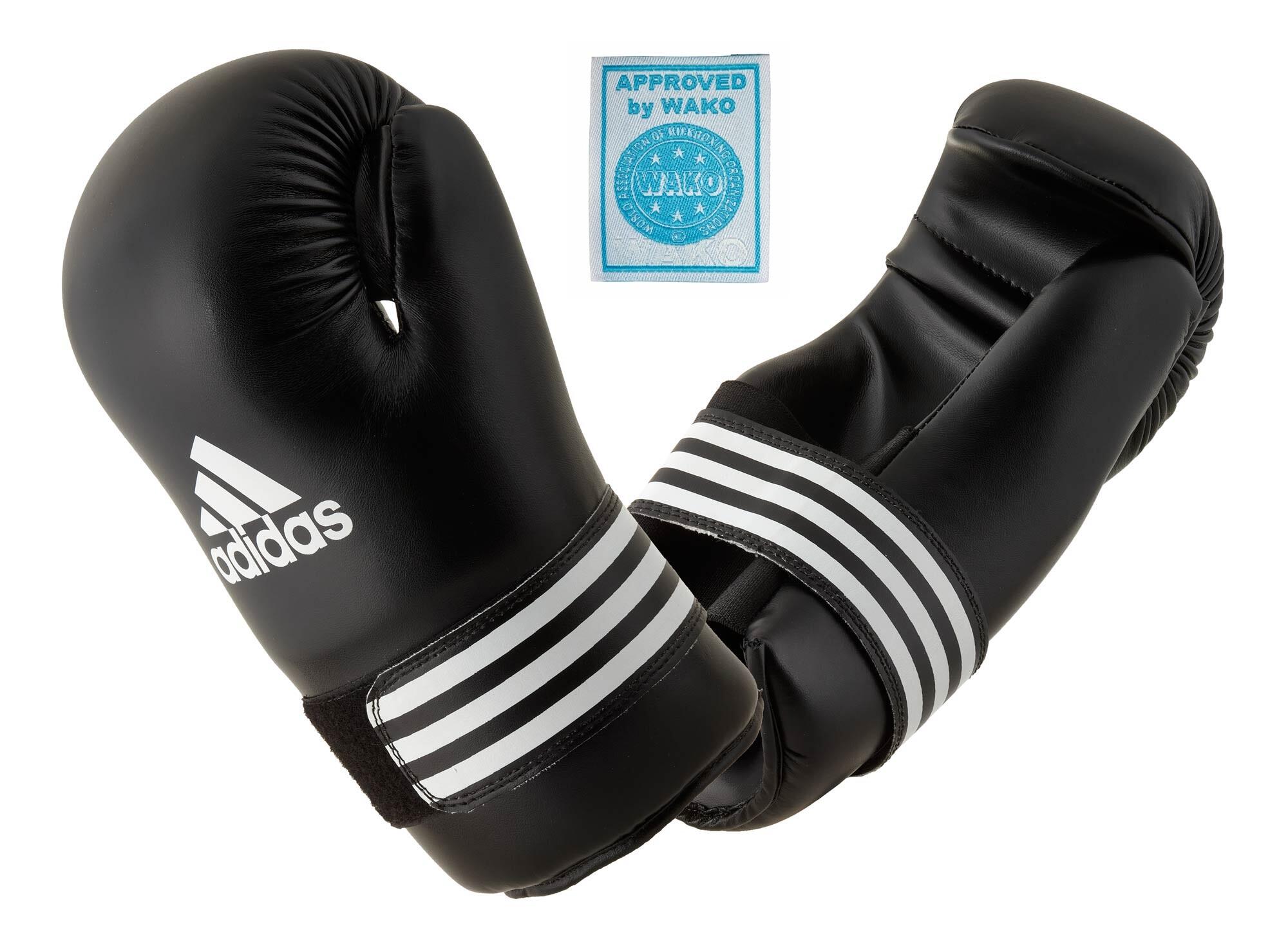 adidas Kick-Boxhandschuhe Semi Contact schwarz, ADIBFC01 1/2