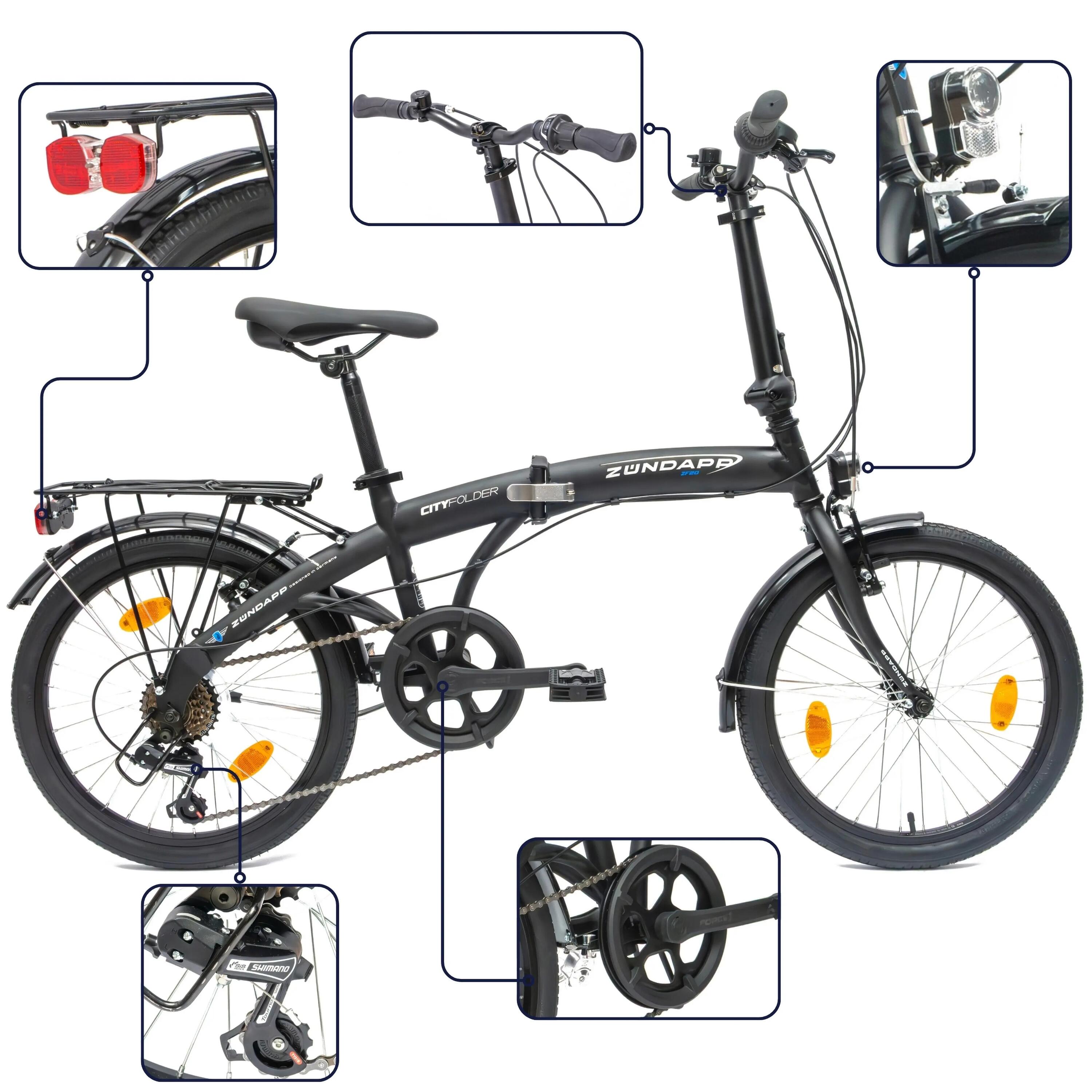 Rower Składany Zündapp ZF20 City Folder Koła 20" 2/7