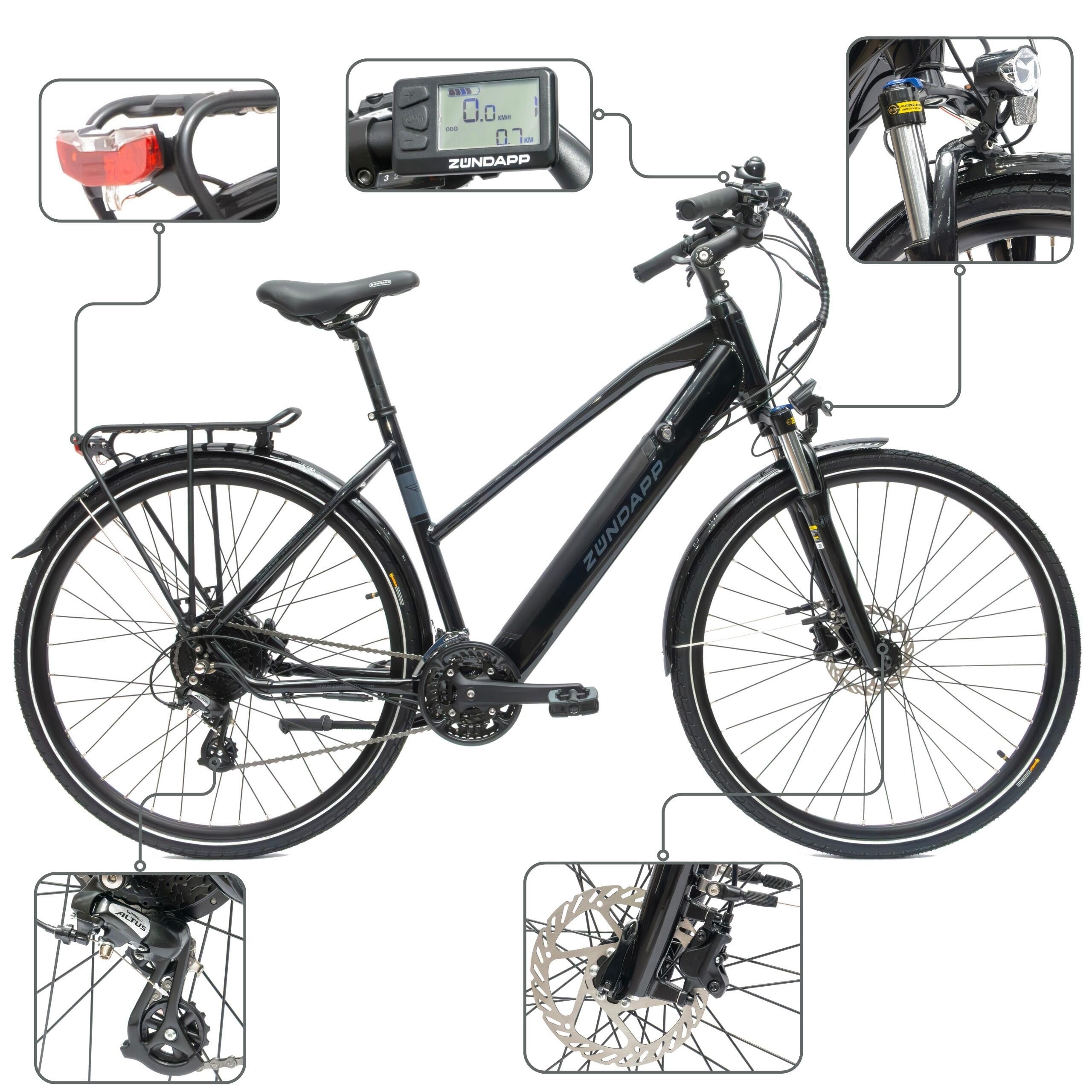 Rower Elektryczny Trekkingowy Zündapp Z810 Koła 28" 3/7