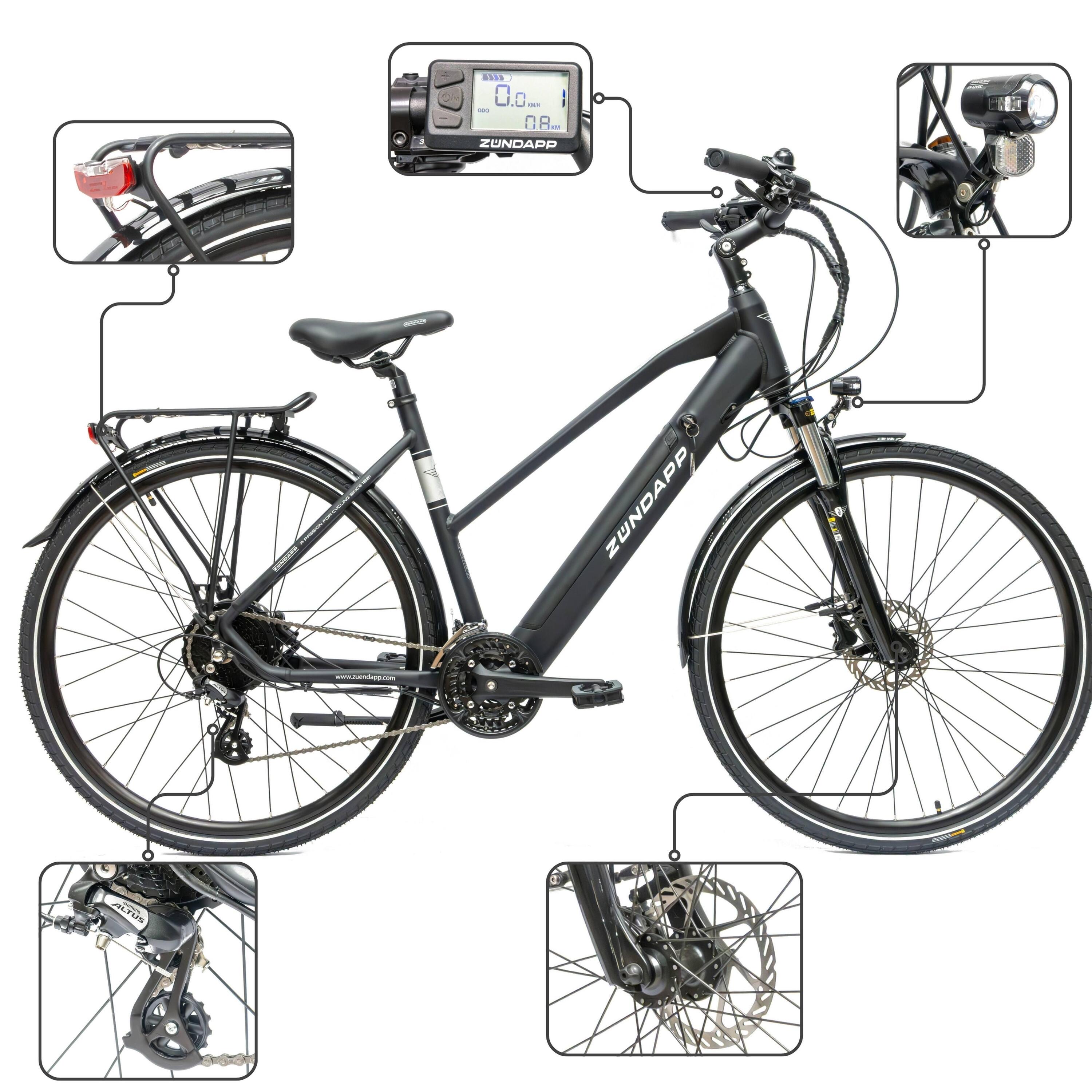 Rower Elektryczny Trekkingowy Zündapp Z810 Koła 28" 2/7
