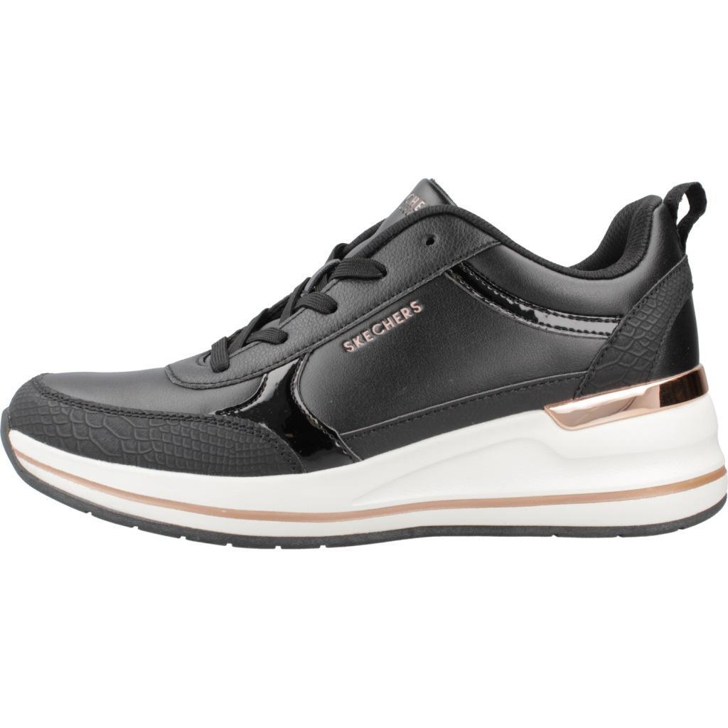 SKECHERS Dames BILLION 2 FINE SHINE Sneakers Zwart 2/5