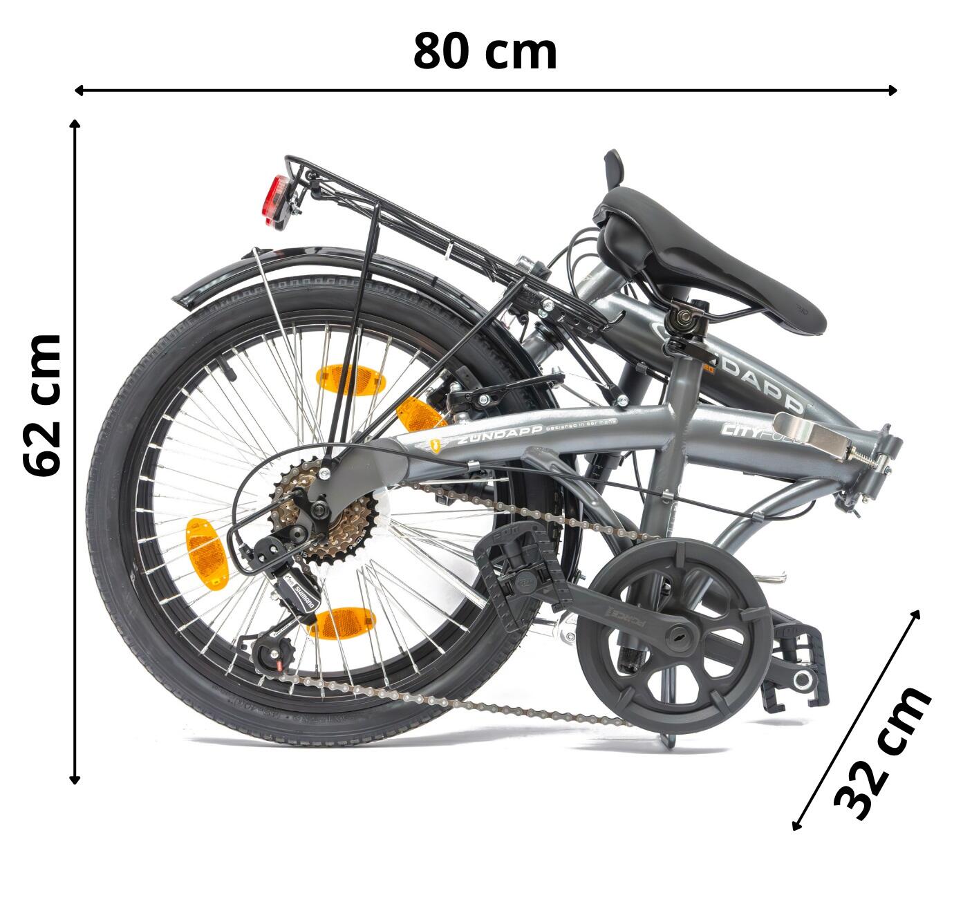 Rower Składany Zündapp ZF20 Koła 20" 3/7