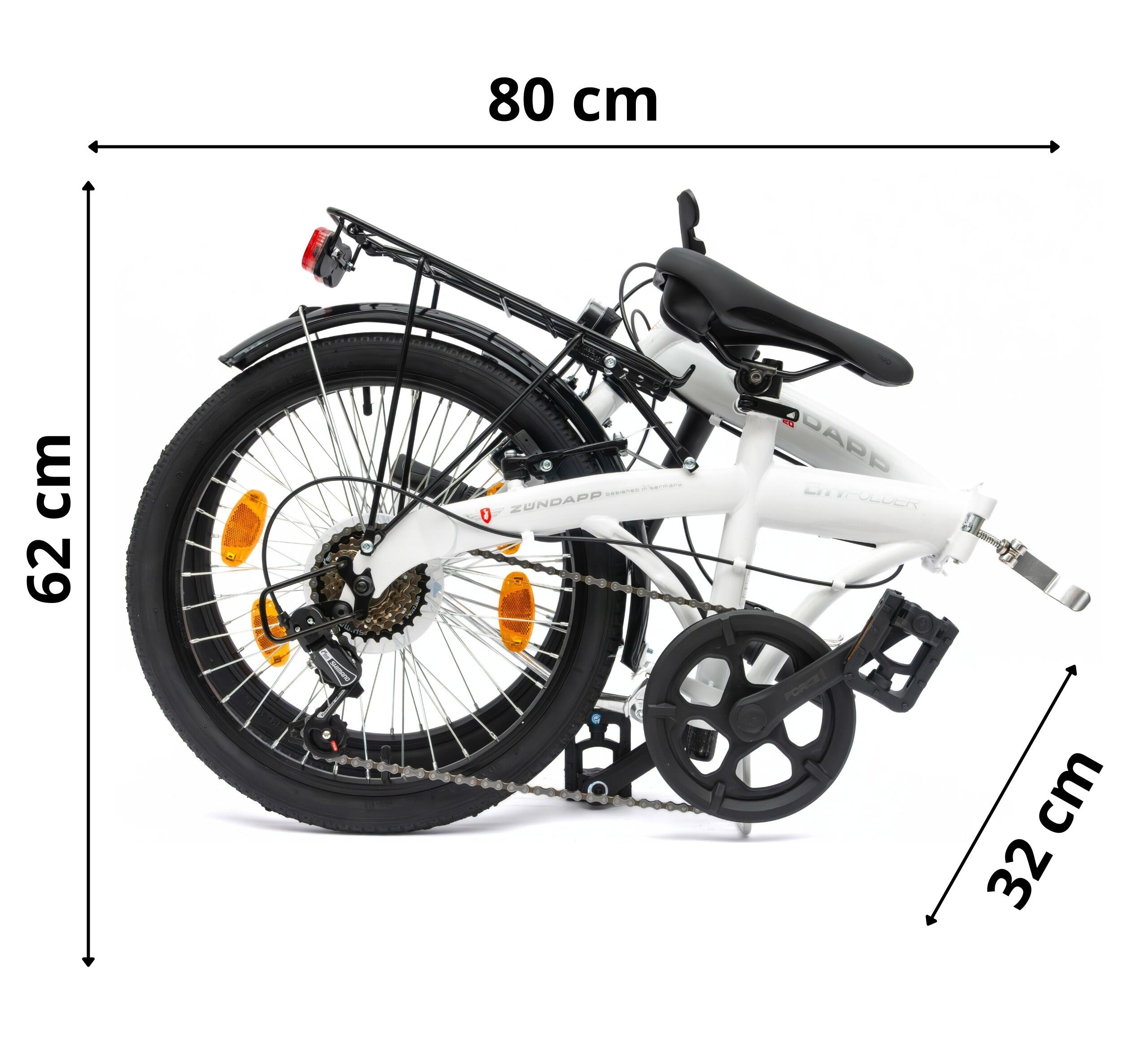 Rower Składany Zündapp ZF20 Koła 20" 3/7