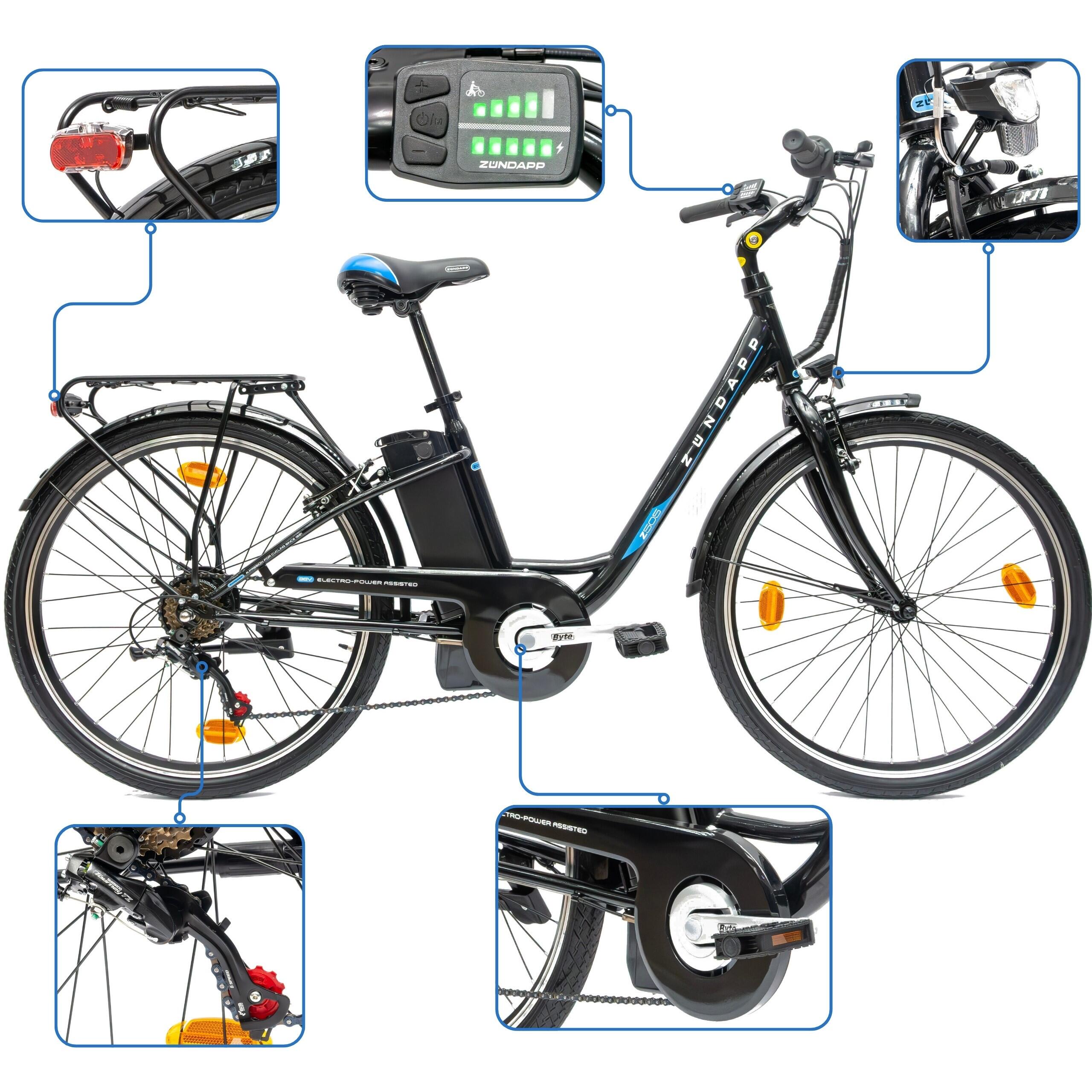 Rower Elektryczny Miejski Zündapp Z505 Koła 28" 3/7