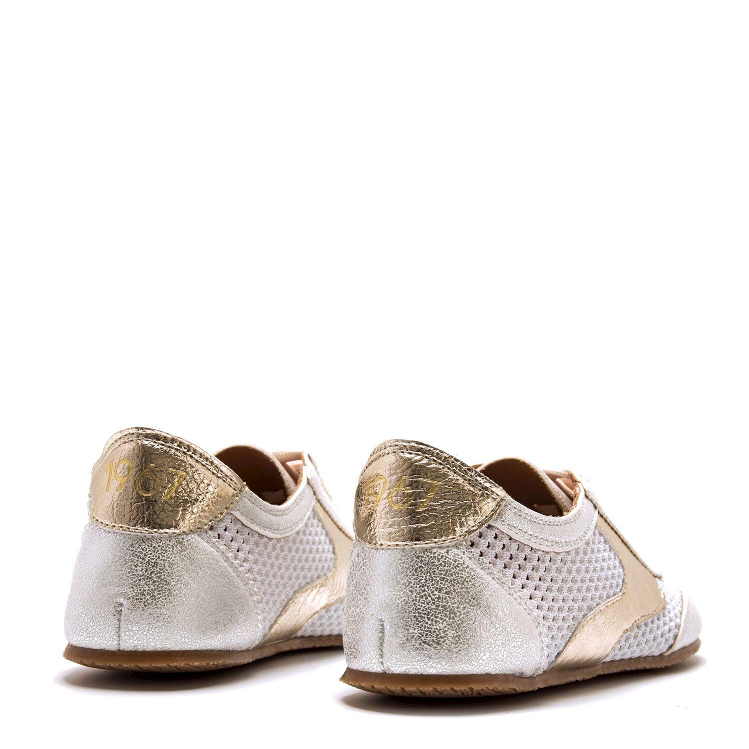 Sneaker barefoot damen MTNG FREE MIA silber 5/6