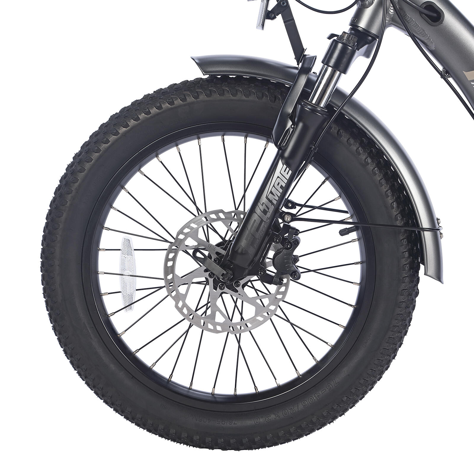 Triciclo Elétrico de Carga Dobrável Fafrees F20 Mate com Bateria de 48V 20Ah 7/7