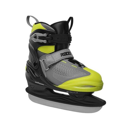 Roces – Moody Ice X Boy Regulowane Łyżwy – Dziecięce – Czarny/Zielony – 30–35