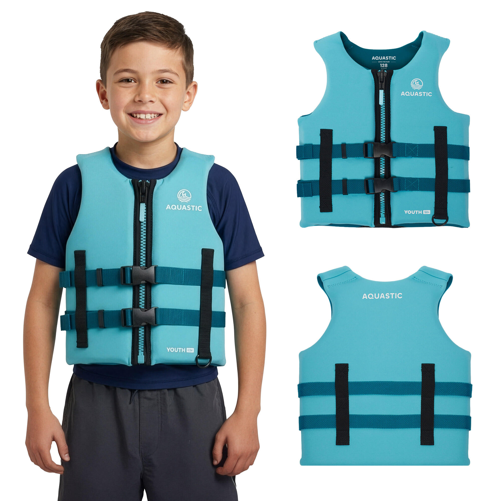 Gilet de sauvetage enfant AQUASTIC Youth 50N 1/7
