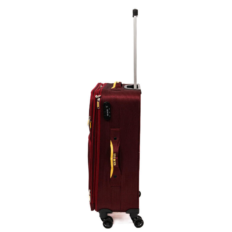 Troler Lime, Lamonza, 55x36x22 cm, 2.3 kg, rosu / galben