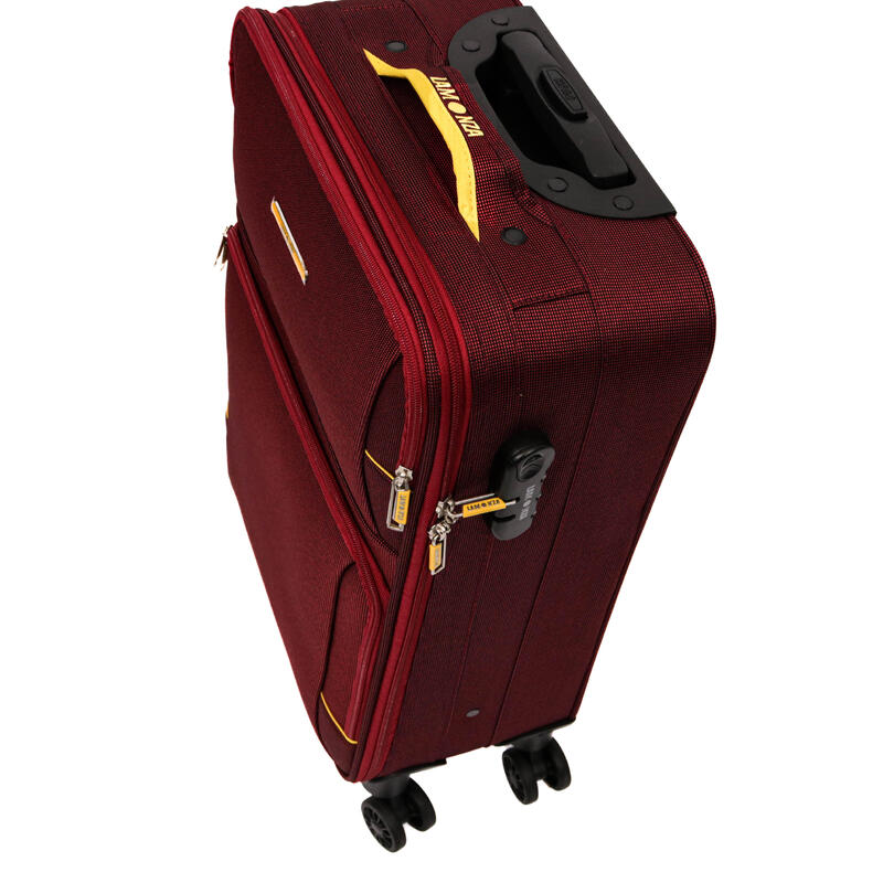 Troler Lime, Lamonza, 55x36x22 cm, 2.3 kg, rosu / galben