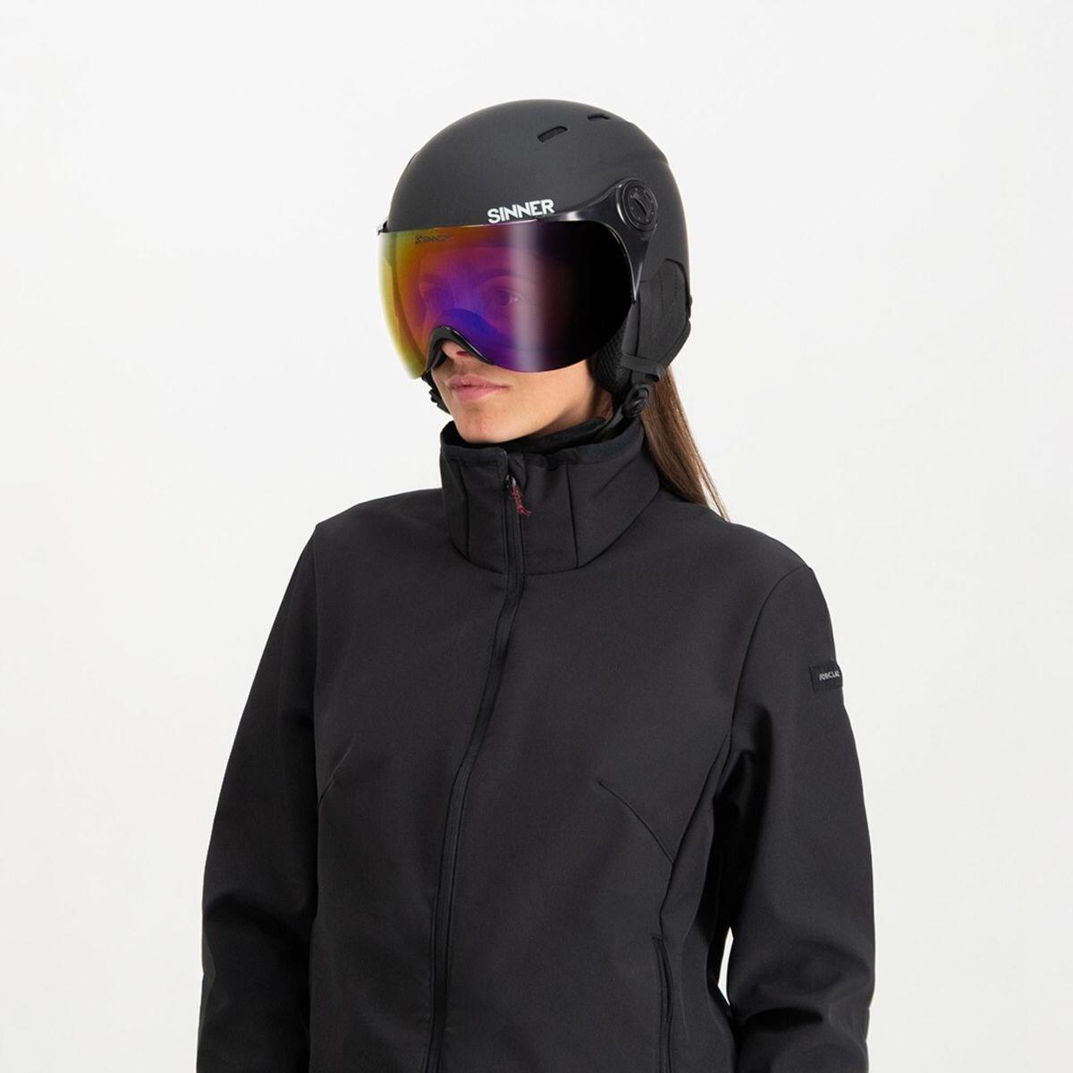 Sinner TYPHOON VISOR Skihelm - Mat Zwart 4/7