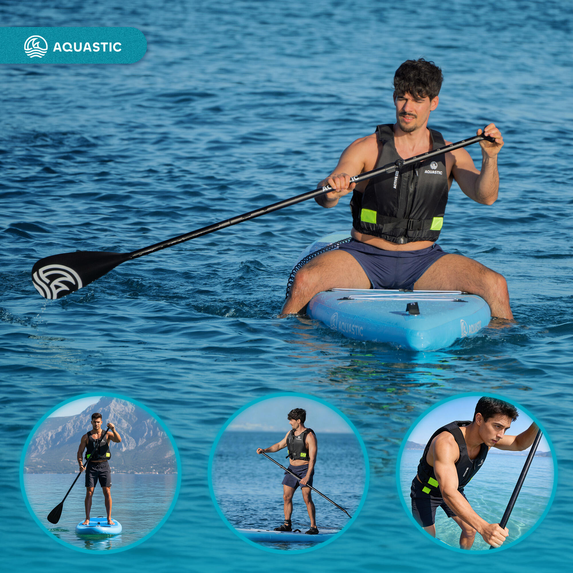 Colete salva-vidas AQUASTIC Active 50N 5/7