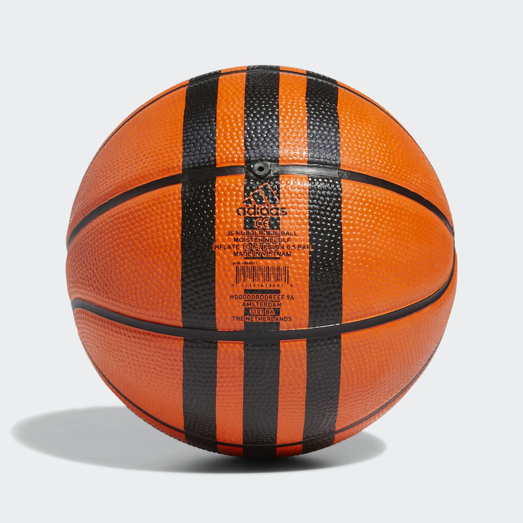 Mini Ballon de basketball 3-Stripes Rubber 3/6