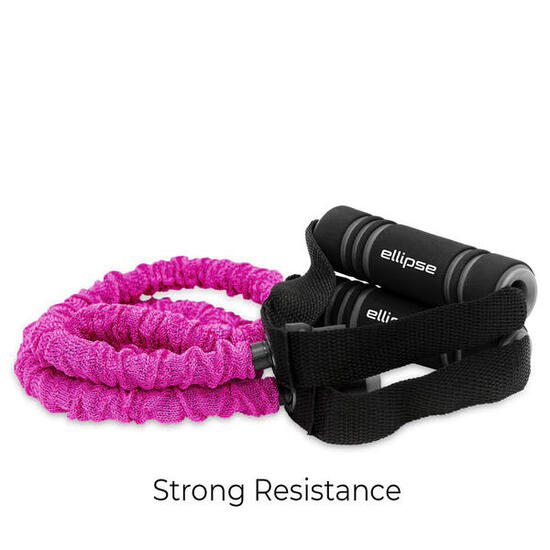 TUBE ÉLASTIQUE FITNESS AVEC POIGNÉE