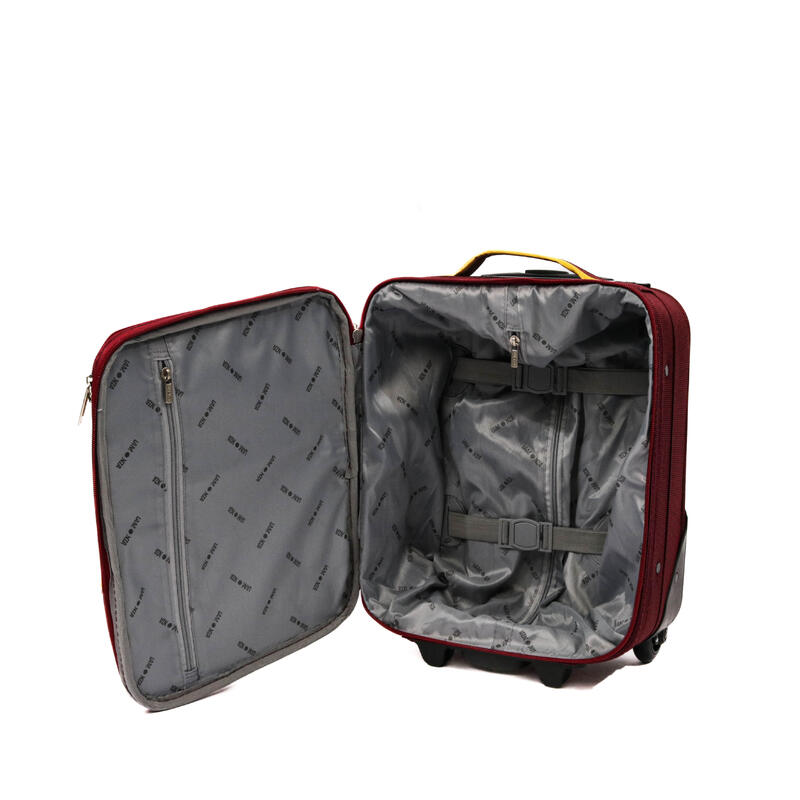 Troler Lime, Lamonza, 40x30x20 cm, 1.9 kg, rosu / galben
