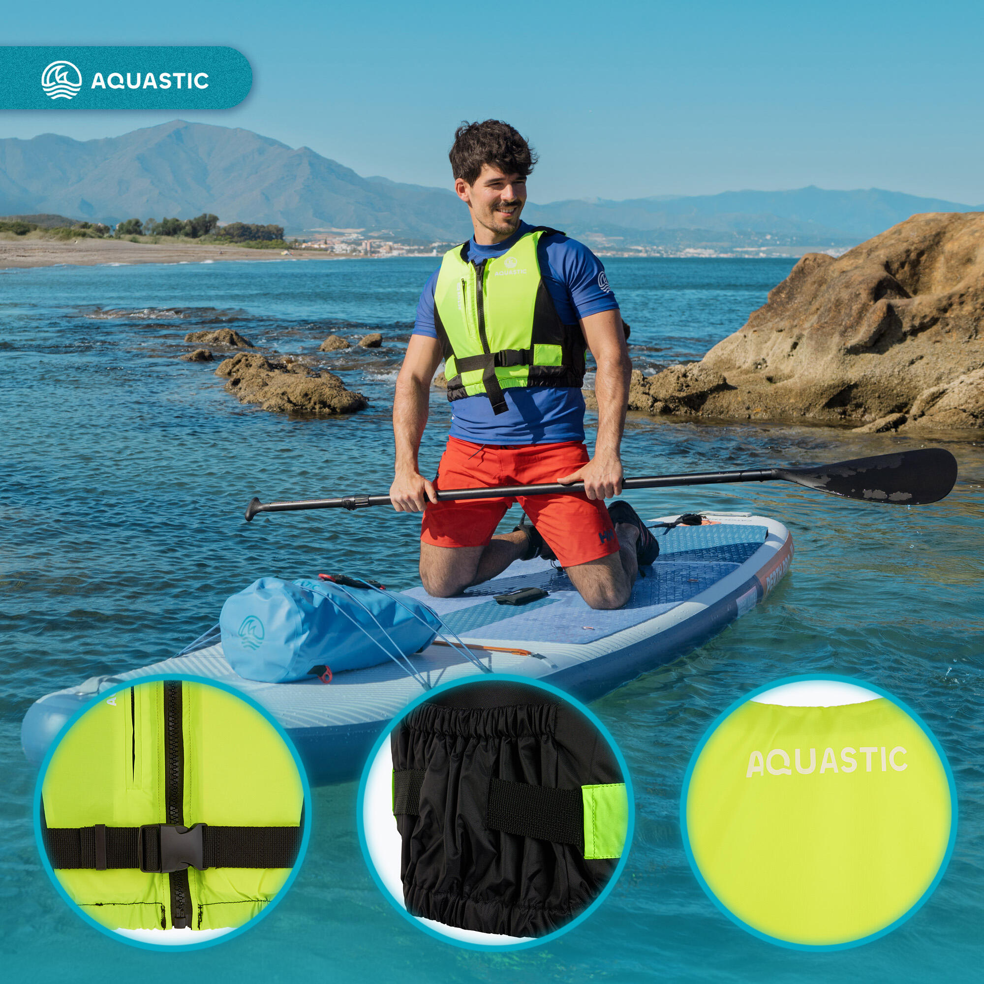 Colete salva-vidas AQUASTIC Active 50N 3/7