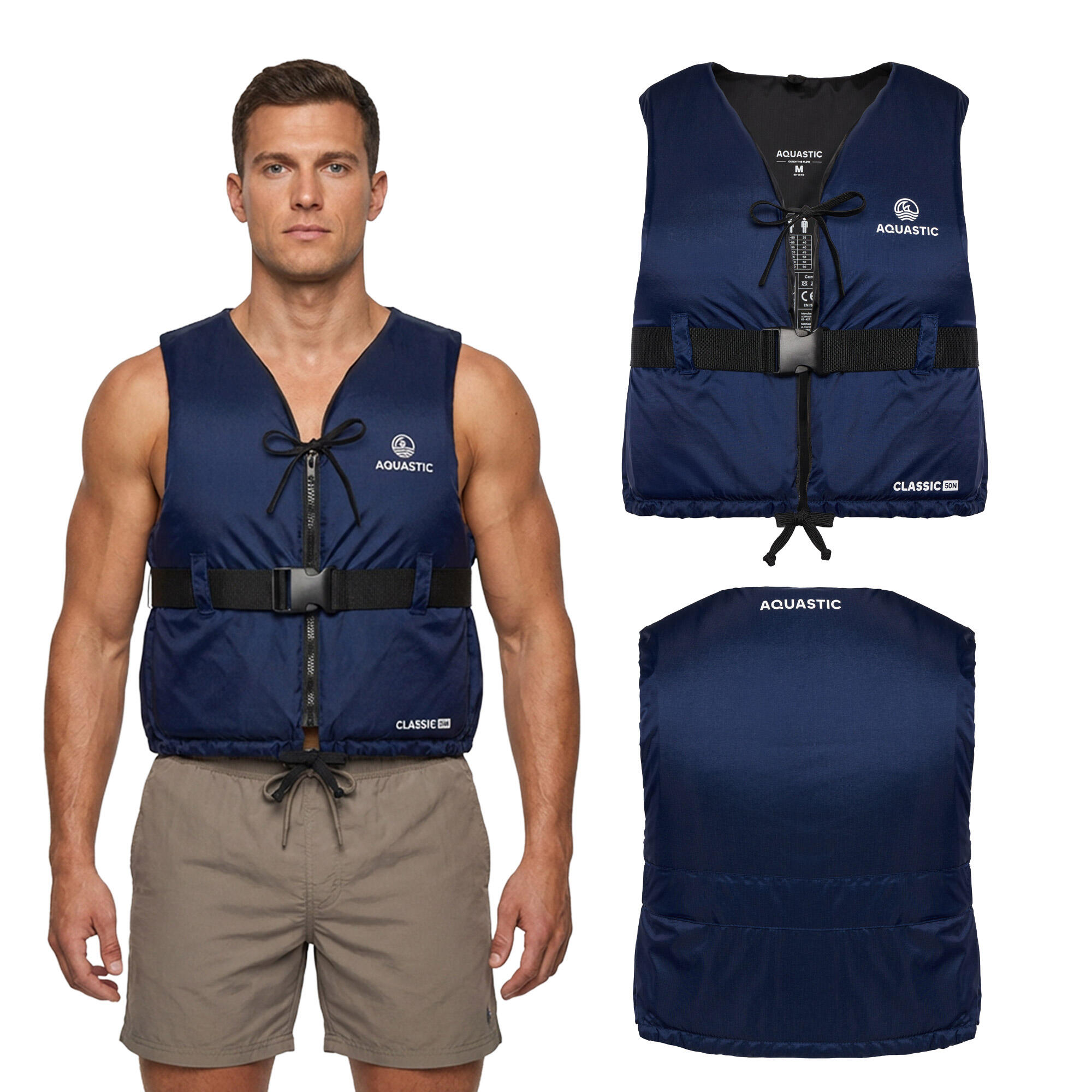 Kamizelka asekuracyjna AQUASTIC Classic 50N