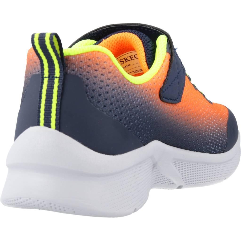 Baskets Skechers Modèle Microspec-zorva Couleur Orange 3/5
