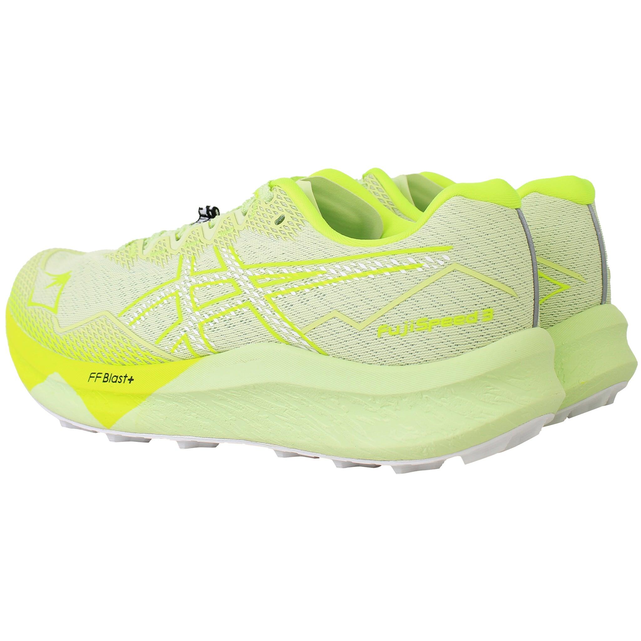 Chaussures de trail ASICS Fujispeed 3 Vert/Jaune 3/5