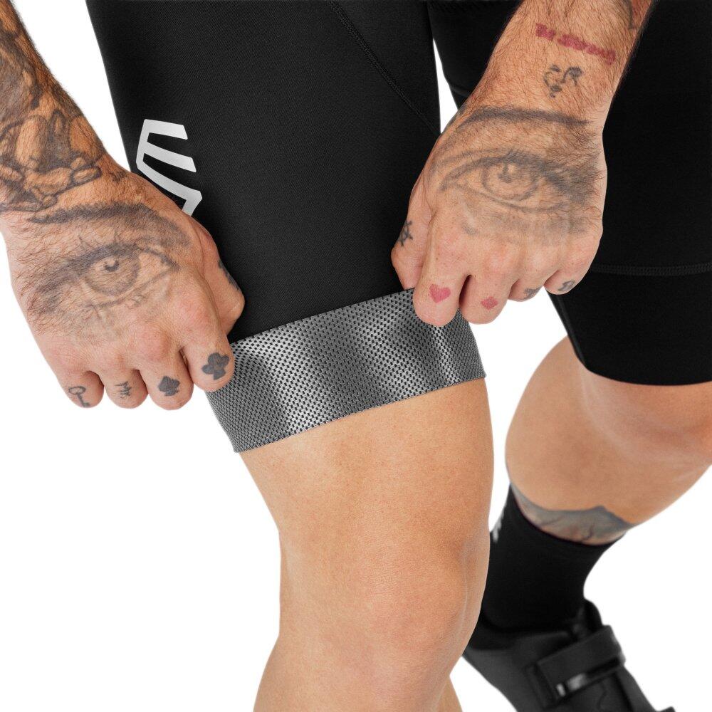 Calções ciclismo com alças para homem BX Resistance Preto 4/7