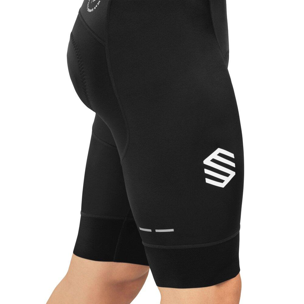 Calções ciclismo com alças para homem BX Resistance Preto 5/7