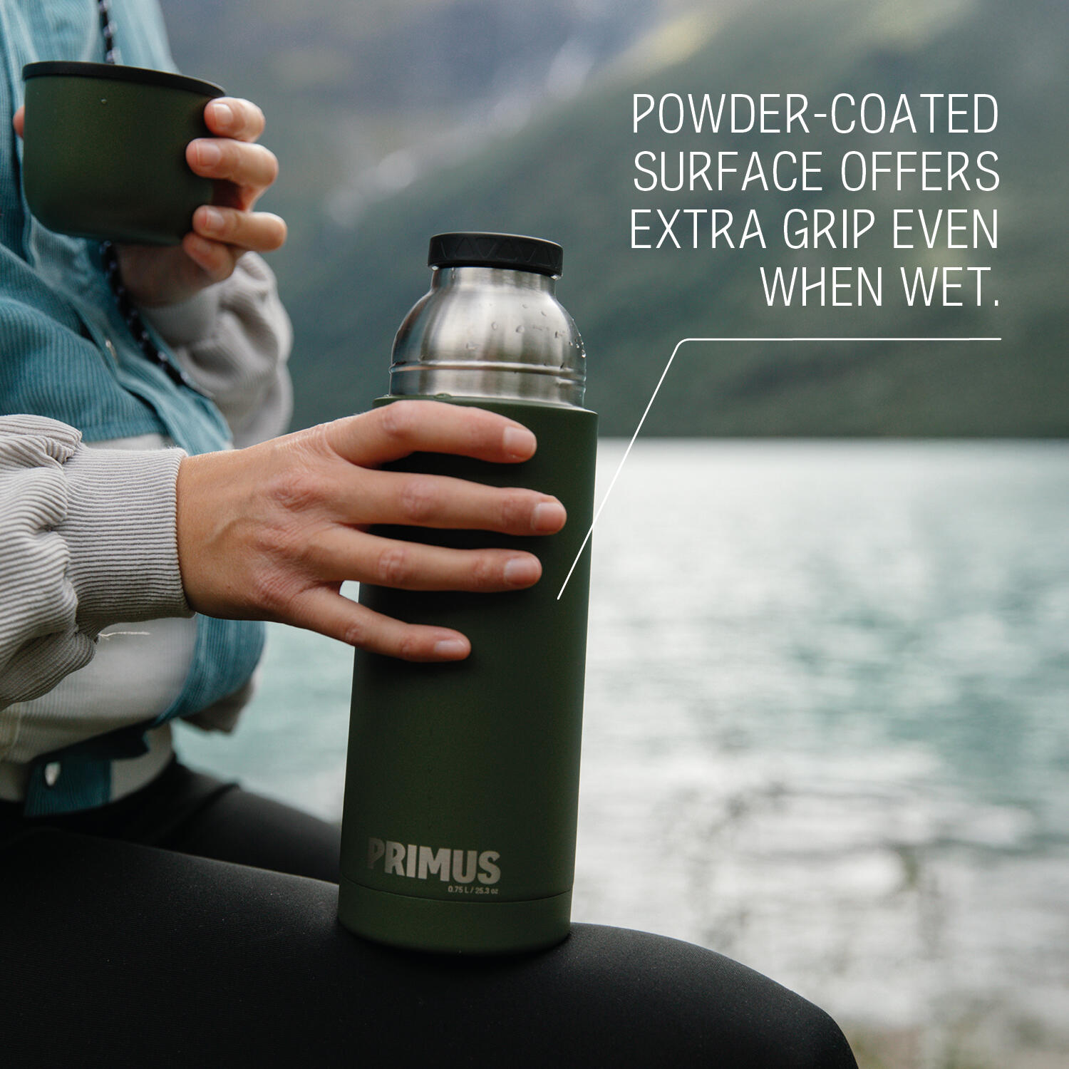 Termos Primus Classic Light Vacuum Bottle 0.35L  - olive drab green 2/7