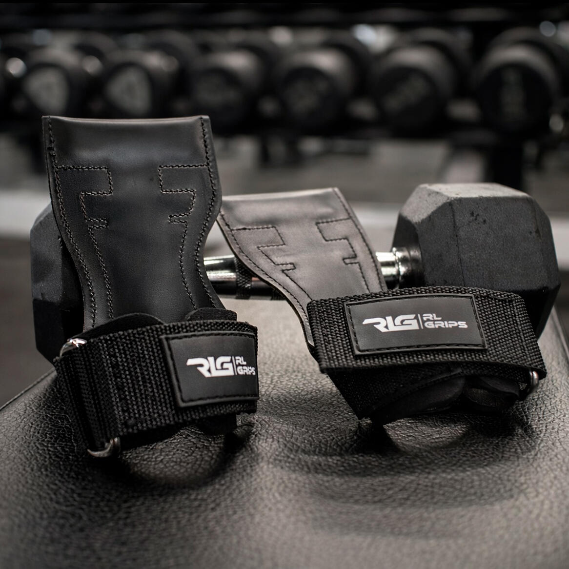 Straps Gym com Palma Borracha Antiderrapante para Levantamento de Pesos RL Grips 4/7