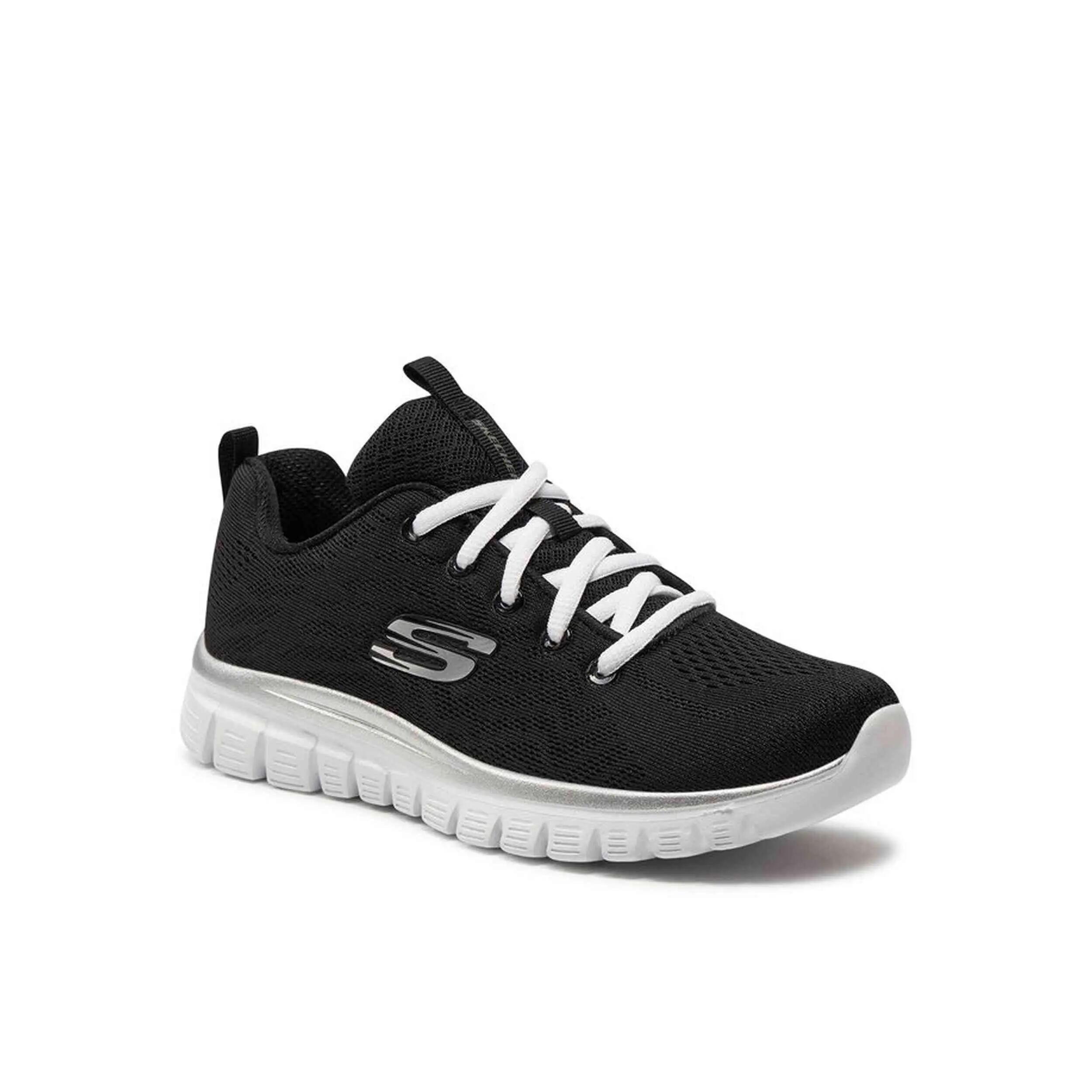 Zapatillas Skechers modelo 12615BKW para mujer 2/7