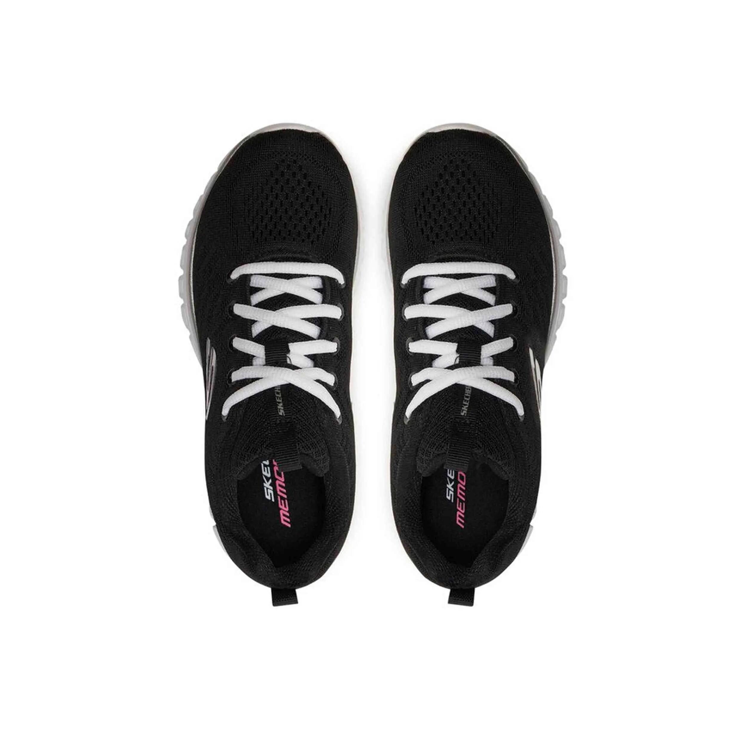 Zapatillas Skechers modelo 12615BKW para mujer 5/7