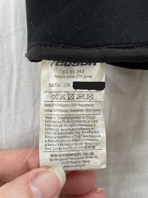 Tussen Particulieren - Skihandschoenen kinderen 12j Sonic GTX Reusch zwar 4/7