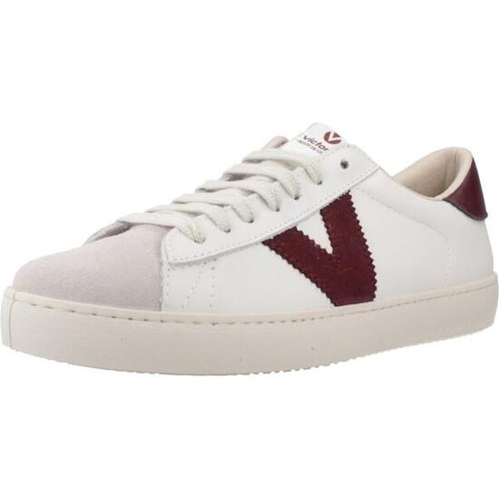 Zapatillas Mujer Victoria BerlÍn Piel & Serraje Burdeos