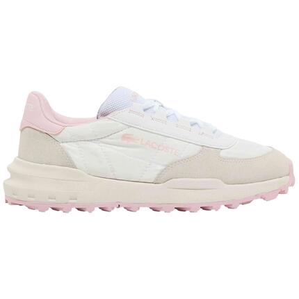 Zapatillas Lacoste Beige y Rosas Elite Active EVO Cómodas y Ligeras