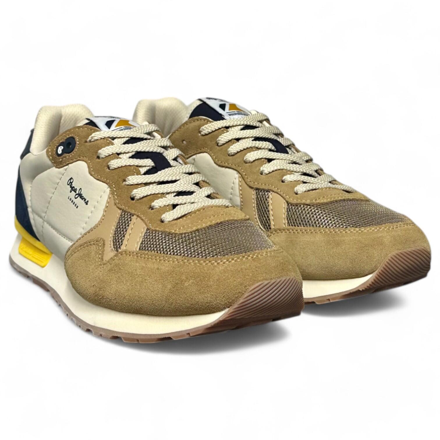 Zapatillas Pepe Jeans Brit Camp M PMS40030 Camel Beige 3/5