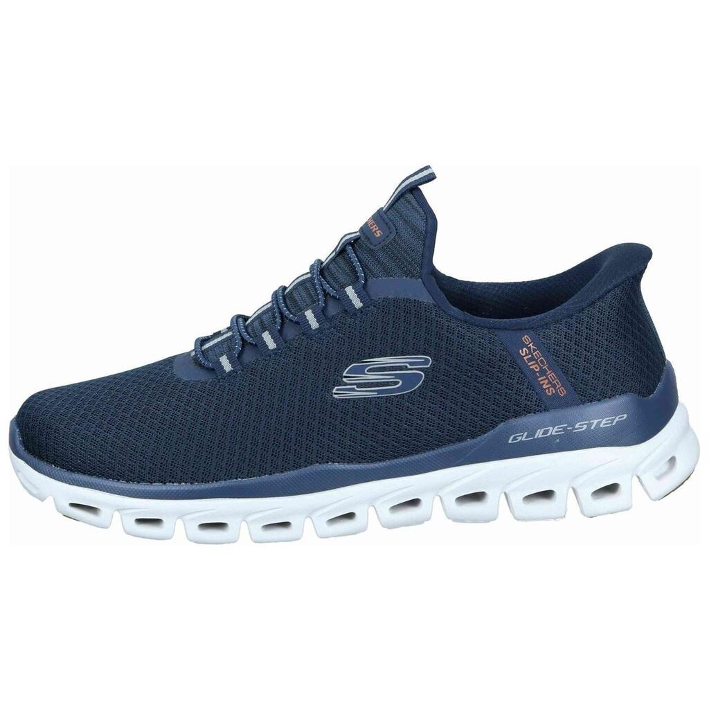 Mens Trainers Leisure Lace Up 233010/nvy Glide-step - Noxus