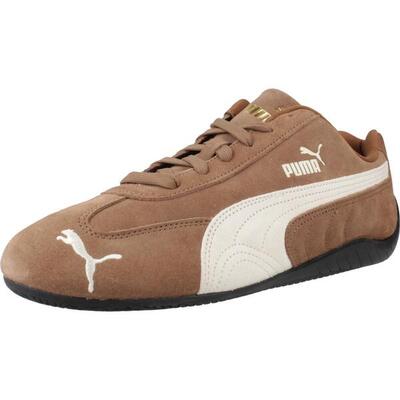 Puma – speedcat og suède sneakers bruin