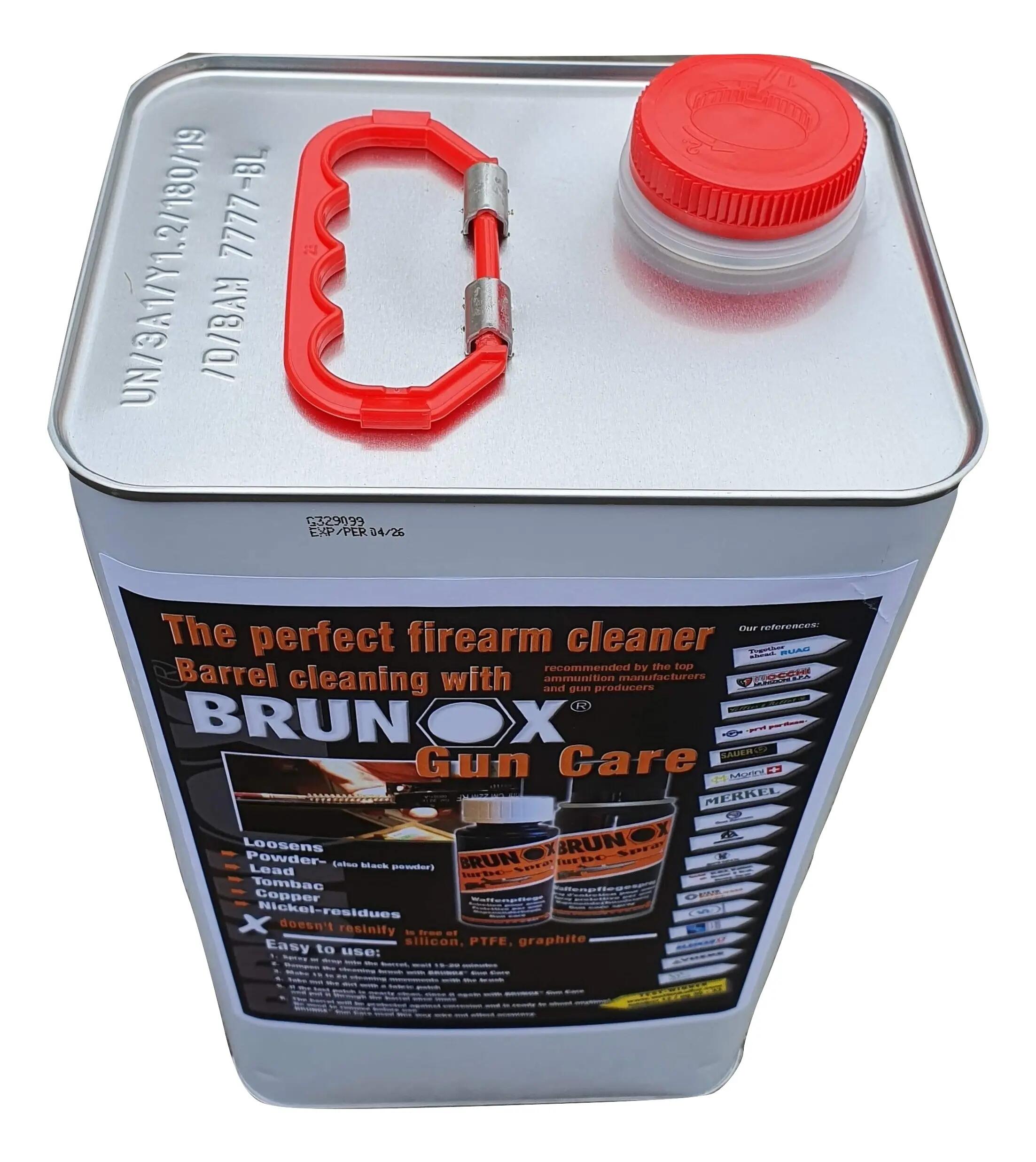 Solutie Curatare si Lubrifiere arme de foc Brunox Gun Care Canistra 5 litri 3/5