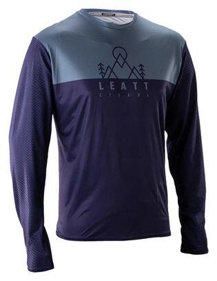Maillot Manches Longues Leatt Trail 3.0 Bleu Homme