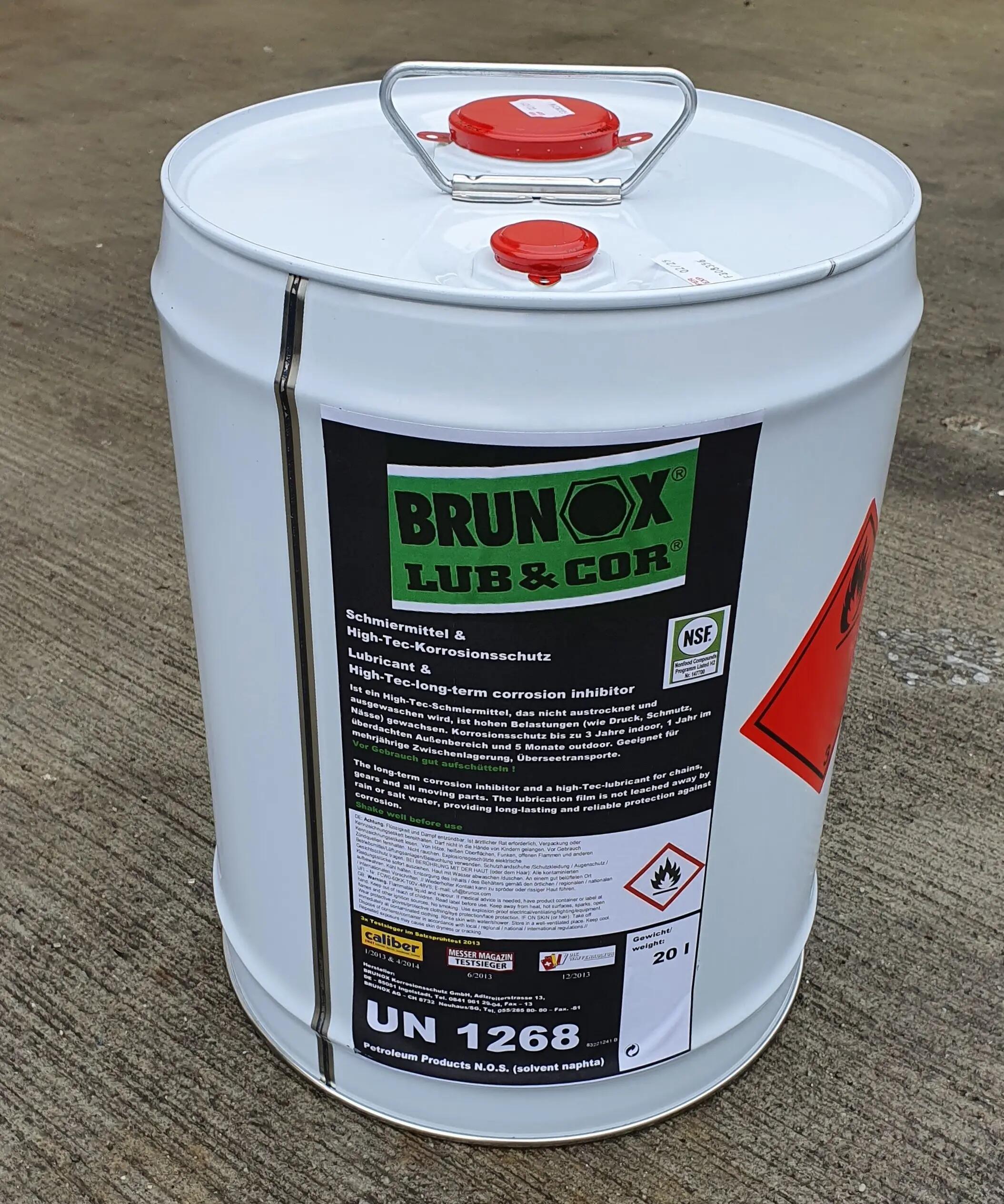 Lubrifiant si protectie anticoroziva Brunox Lub&Cor Canistra 20 litri 2/4