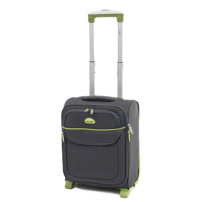Troler Superlight, Lamonza, 40x30x21 cm, 1.8 kg, gri / verde