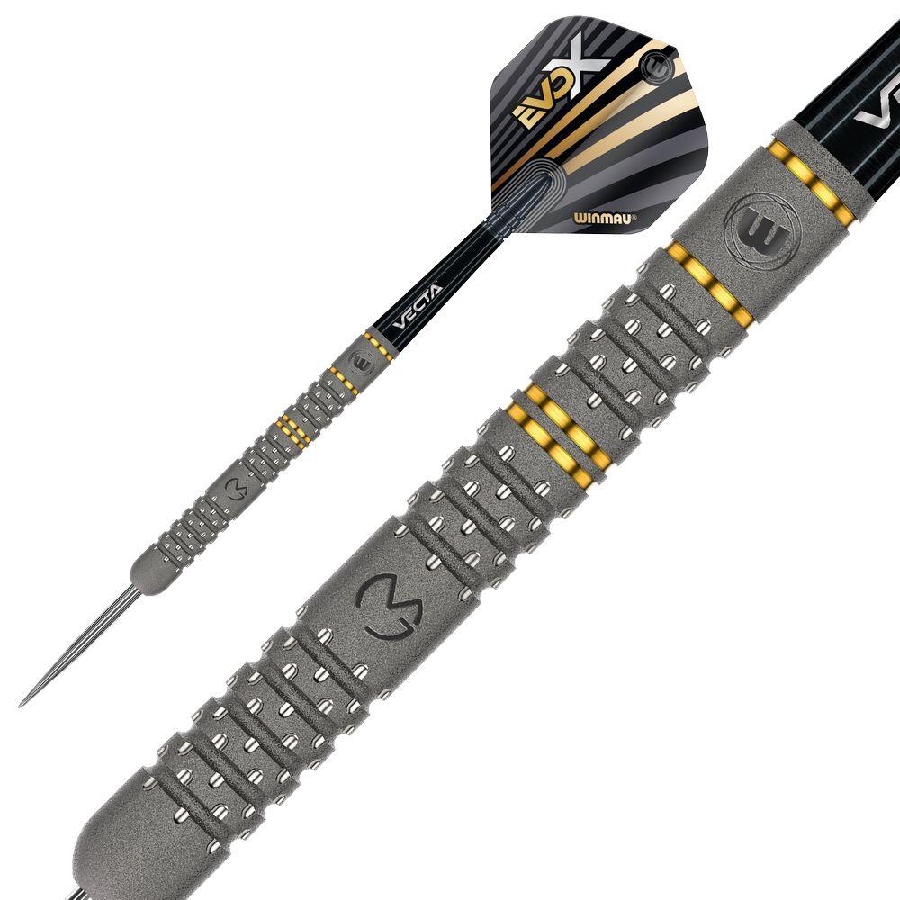 Šipky steel Winmau MvG Evo-X 21g, 90% wolfram 2/2