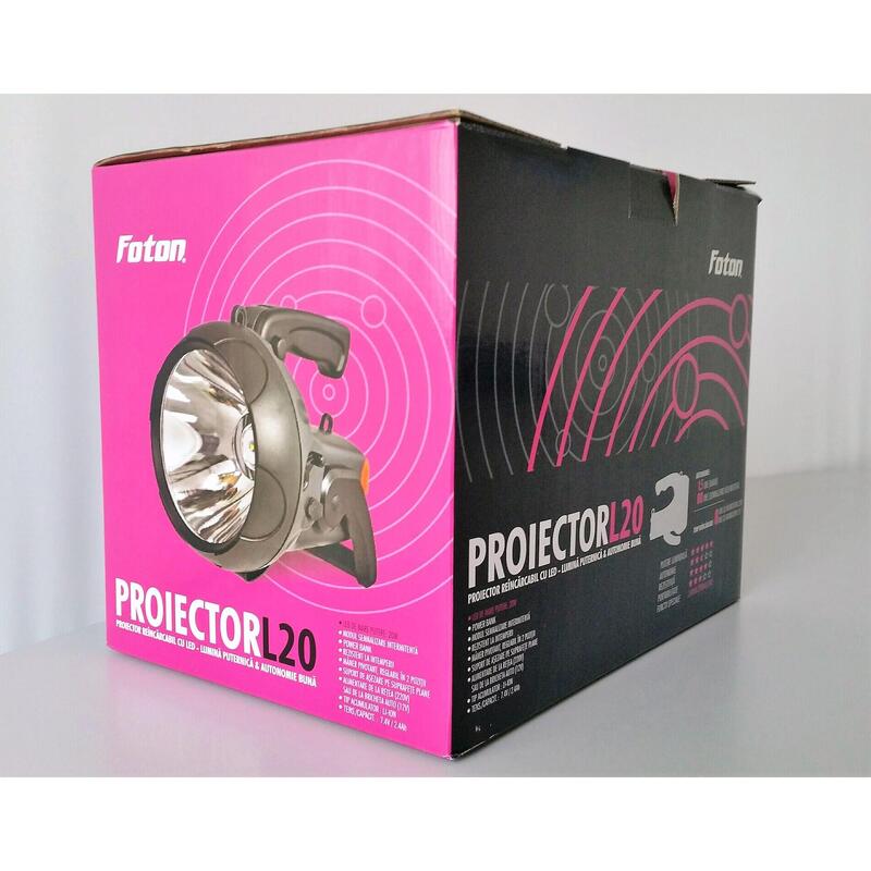 Proiector reincarcabil multifunctional Foton L20 LED 20W