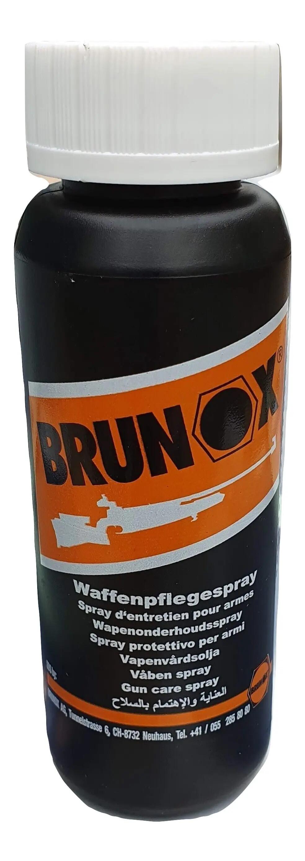 Solutie Curatare si Lubrifiere arme de foc Brunox Gun Care Sticluta 100ml 2/3