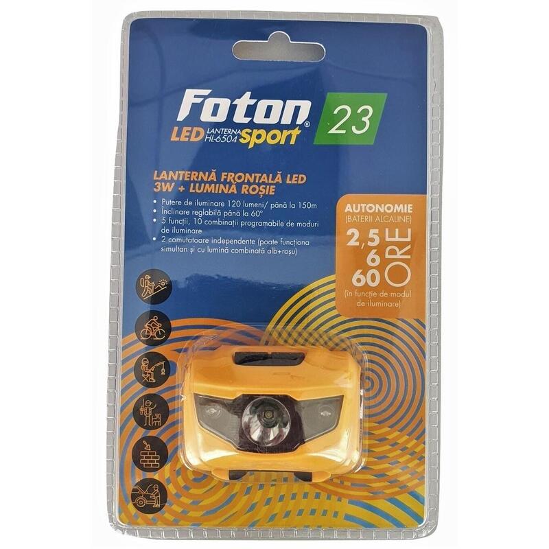 Lanterna frontala FOTON Sport HL6504 LED 3W 3AAA
