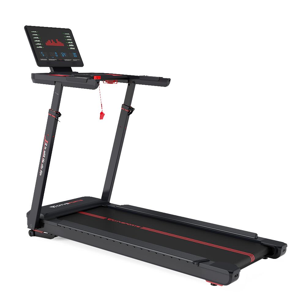 Tapis de course - Moteur 800W - 6 km/h max - Écran LED
