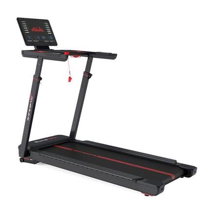 Laufband Schwarz Elektrische Steigung 15 Stufen 3700W Klappbar- 15.5km/h