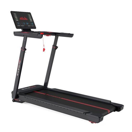 Laufband Schwarz Elektrische Steigung 15 Stufen 3700W Klappbar- 15.5km/h